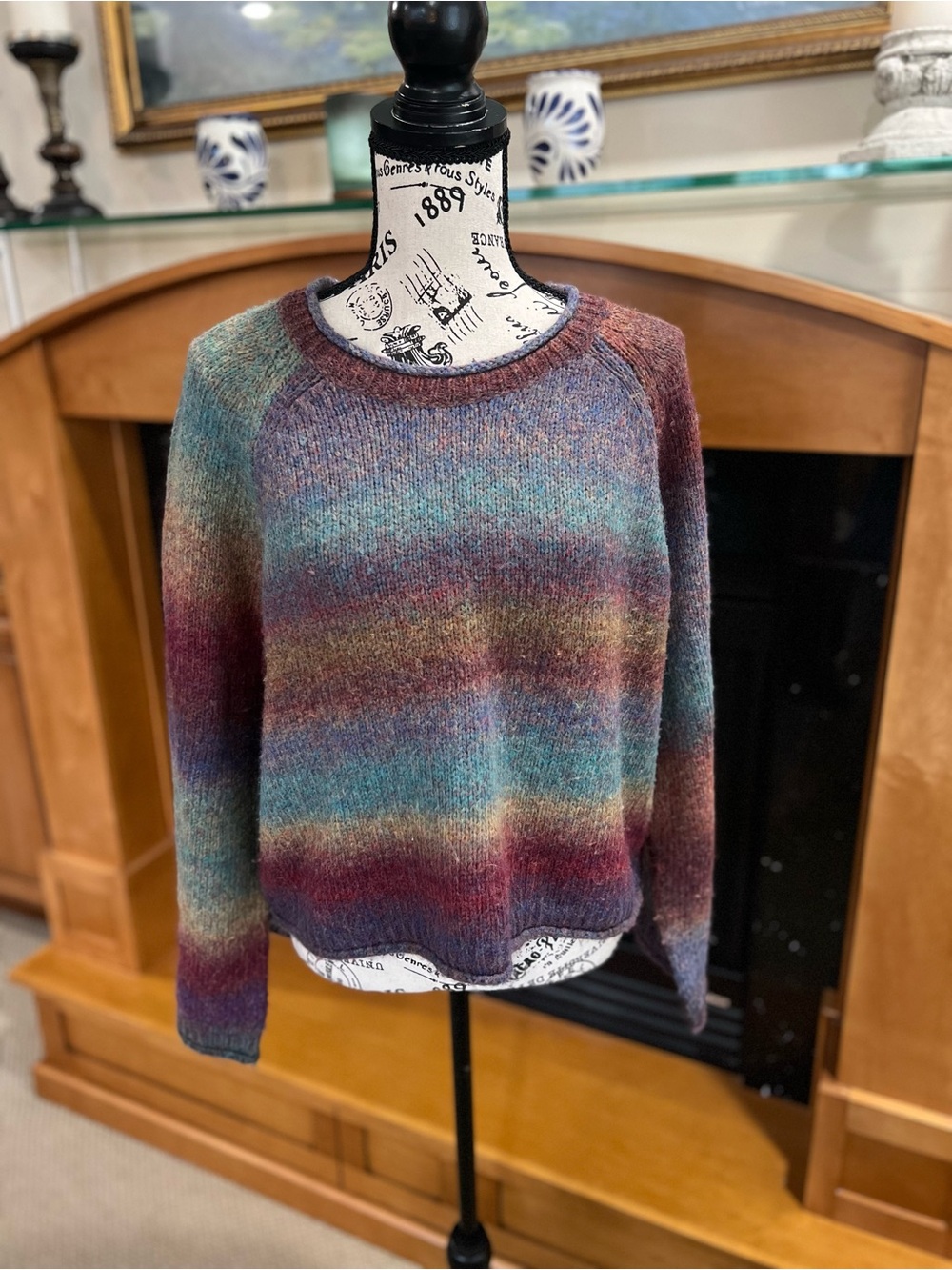 Madewell Multicolor Ombre Knit Sweater